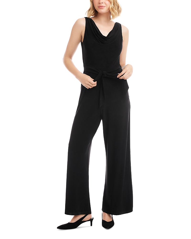Karen Kane Camila Travel Jersey Sleeveless Cowl Neck Jumpsuit