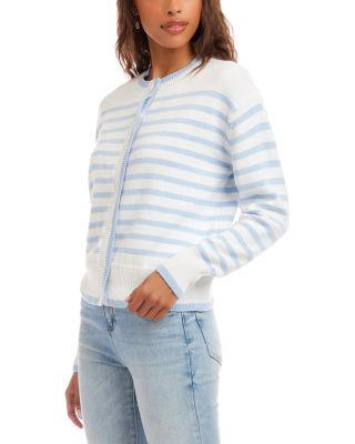 Stripe Cardigan Sweater 