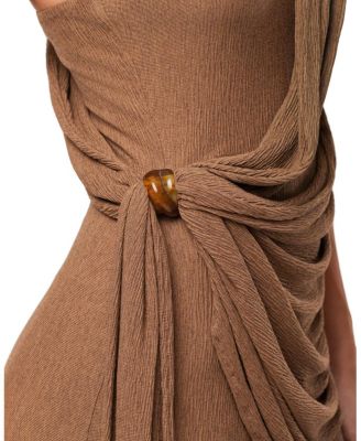 Rich Mocha Wrap Dress
