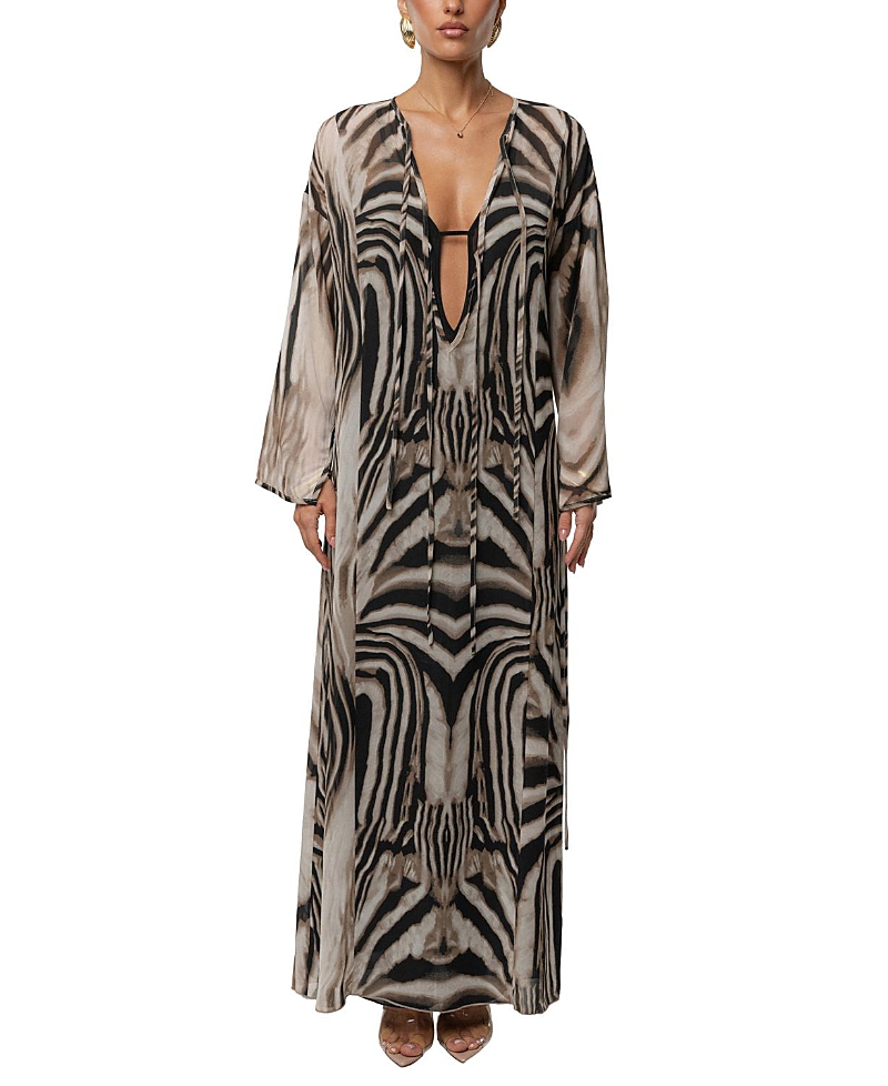 Jluxlabel Zebra New Vista Maxi Dress