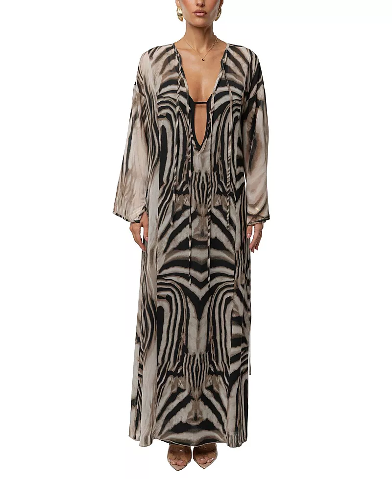 Jluxlabel Zebra New Vista Maxi Dress