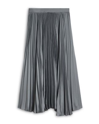 Pleated Midi Skirt
