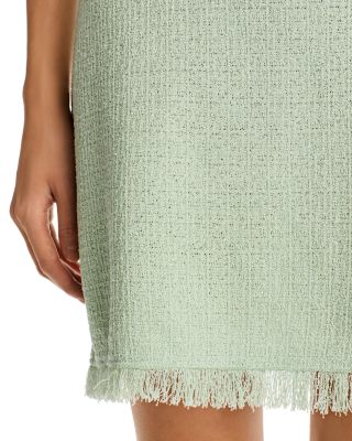 Fringe Trim A Line Dress