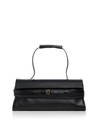 Tie Me Leather Shoulder Bag