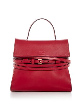 Tie Me Small Leather Shoulder Bag