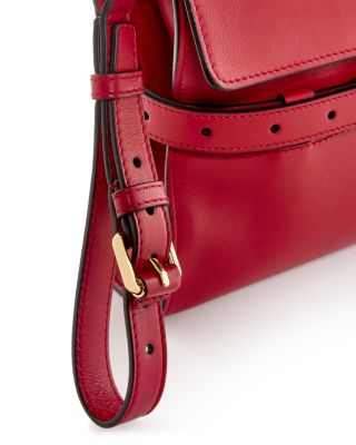 Tie Me Leather Clutch