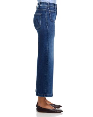 Lil Hustler Roller Patch Pocket High Rise Ankle Jeans in One Last Shot