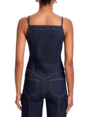 Sloane Top & Button Front Francine Jeans in Indigo