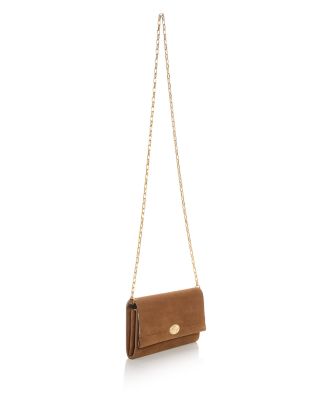 Cotswolds Suede Wallet on Chain Bag