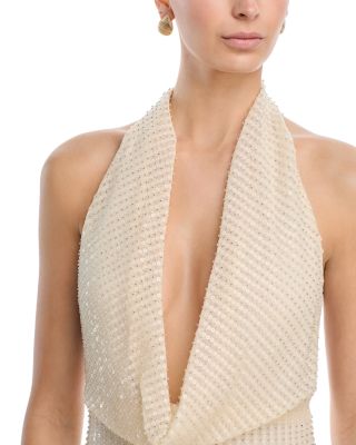 Nola Sequinned Cowl Neck Dress