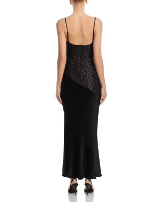 Aralia Lace Satin Dress