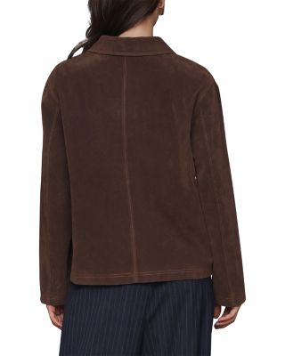 Faux Suede Barn Jacket