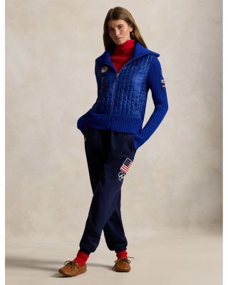Team USA Hybrid Wool Zip Sweater