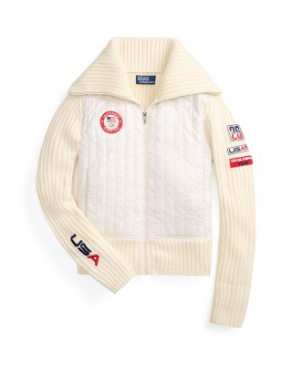 Team USA Hybrid Wool Zip Sweater