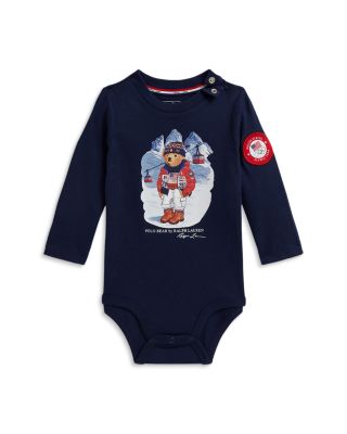 Unisex Team USA Polo Bear Cotton Bodysuit - Baby