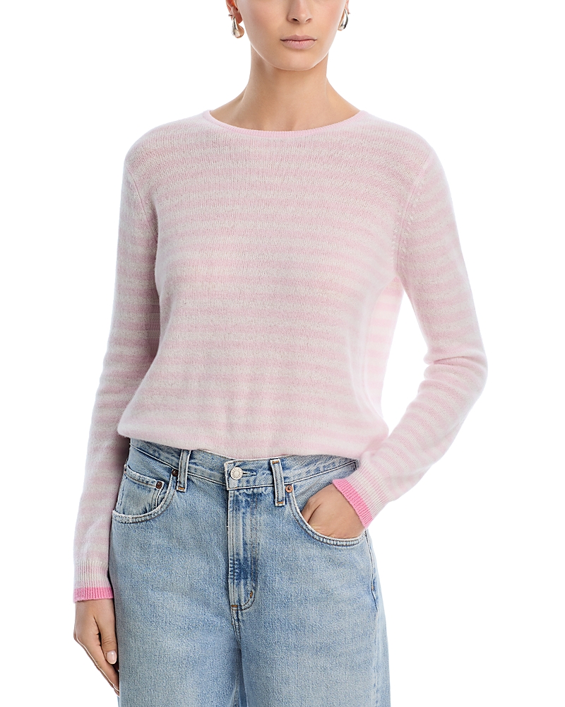 Jumper 1234 Cashmere Tipped Little Stripe Sweater