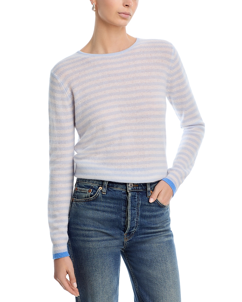 Jumper 1234 Cashmere Tipped Little Stripe Sweater