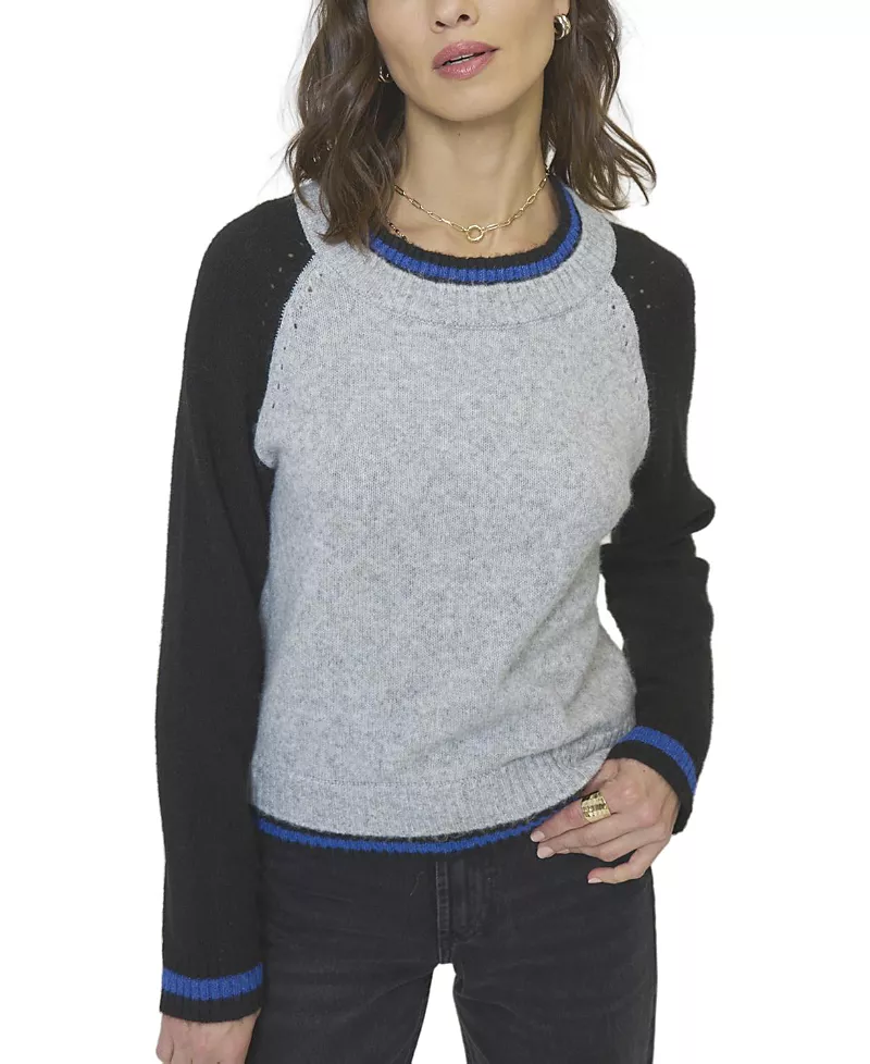 Central Park West Women's Olivia Baseball Sweater