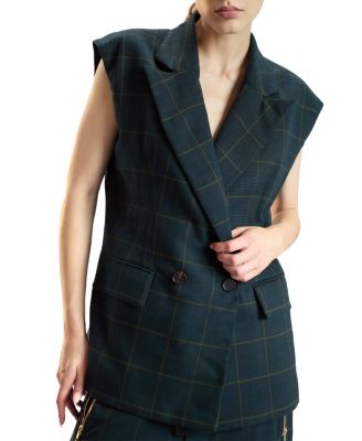 Oversized Double Breasted Vest