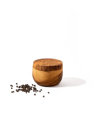  Olive Wood Salt & Spices Cellar