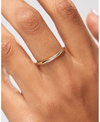 Kira Slim Gold Band Ring