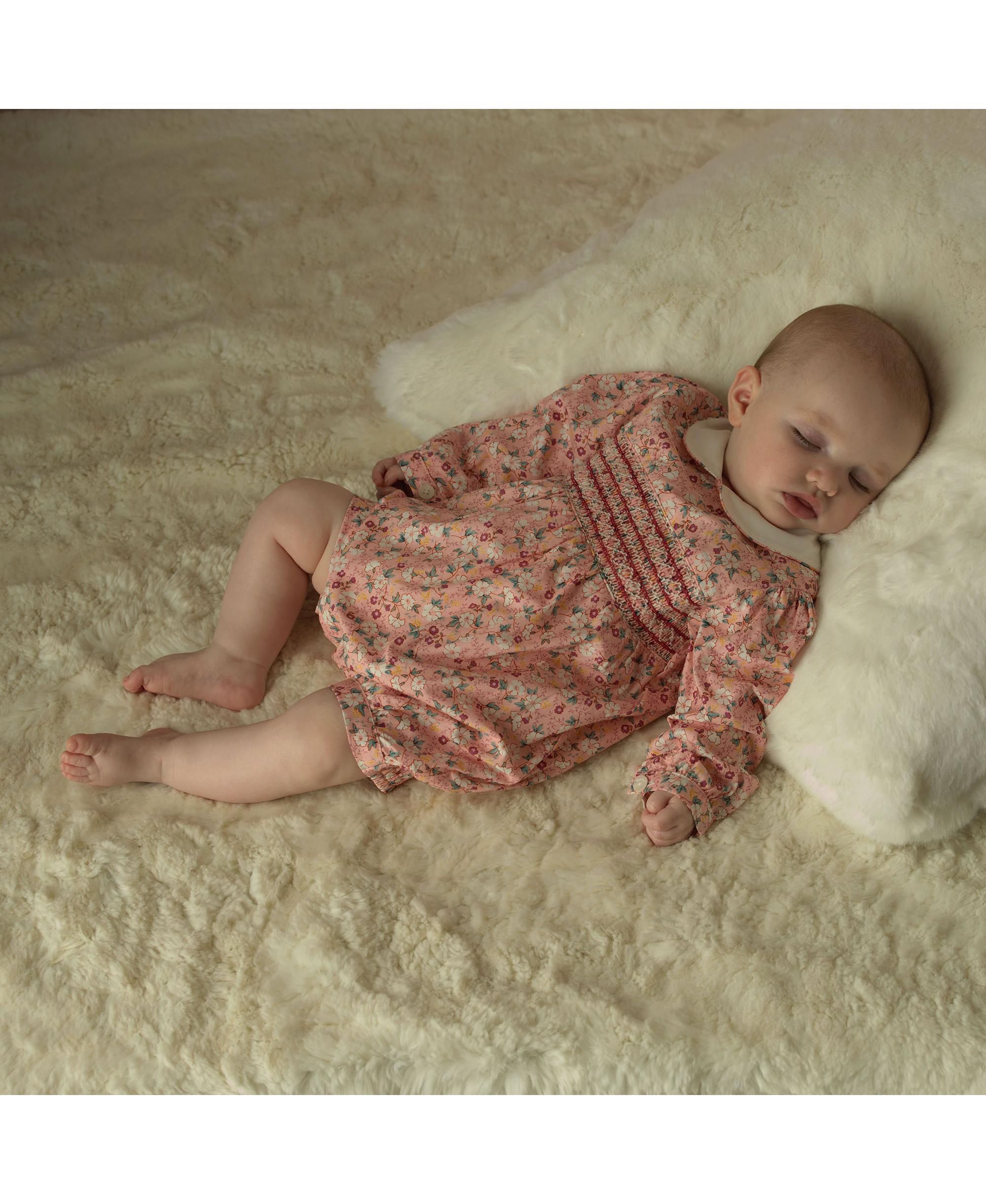Girls' Floral Smocked Babysuit - Baby — Image 3