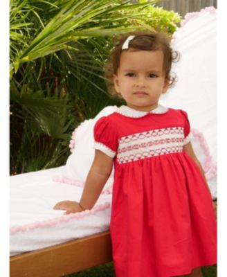 Girls' Classic Smocked Dress and Bloomers - Baby