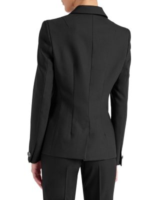  Quinn Double Breasted Jacket in Virgin Wool Stretch