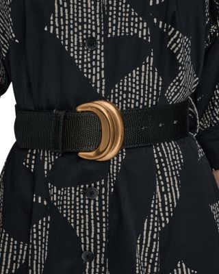 Sleeveless Belted Midi Dress