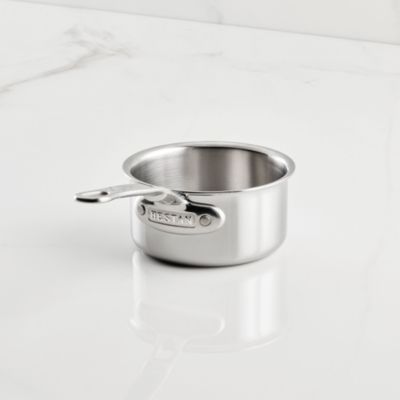 ProBond Luxe 0.75-Qt. Polished Professional Clad Stainless Steel Butter Warmer