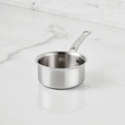 ProBond Luxe 0.75-Qt. Polished Professional Clad Stainless Steel Butter Warmer