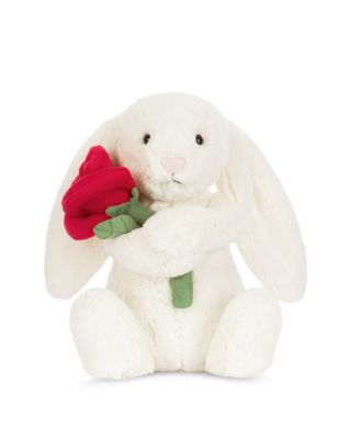 Cream Bunny with Rose Plush - Ages 0+
