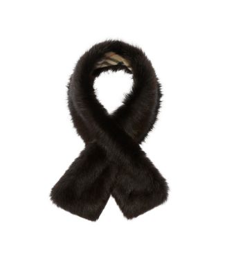  Reversible Shearling Scarf