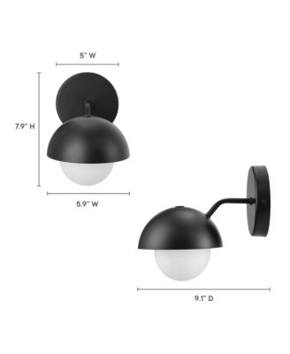 Eclipse Globe Wall Sconce