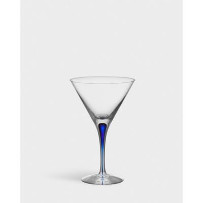 Intermezzo Blue Set of 2 Martini Glasses