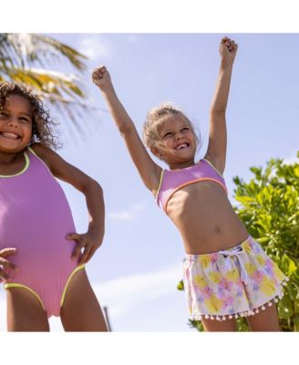 Girls' Aloha Vacay Recycled Swim Shorts - Little Kid, Big Kid