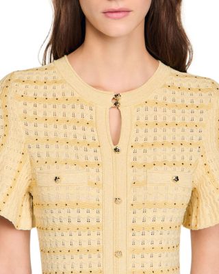 Rhinestone Knit Maxi Dress