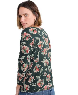 Seasalt Women's Studio Glass Quarter Sleeve Top