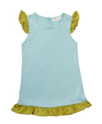  Unisex Solid Silky Dress