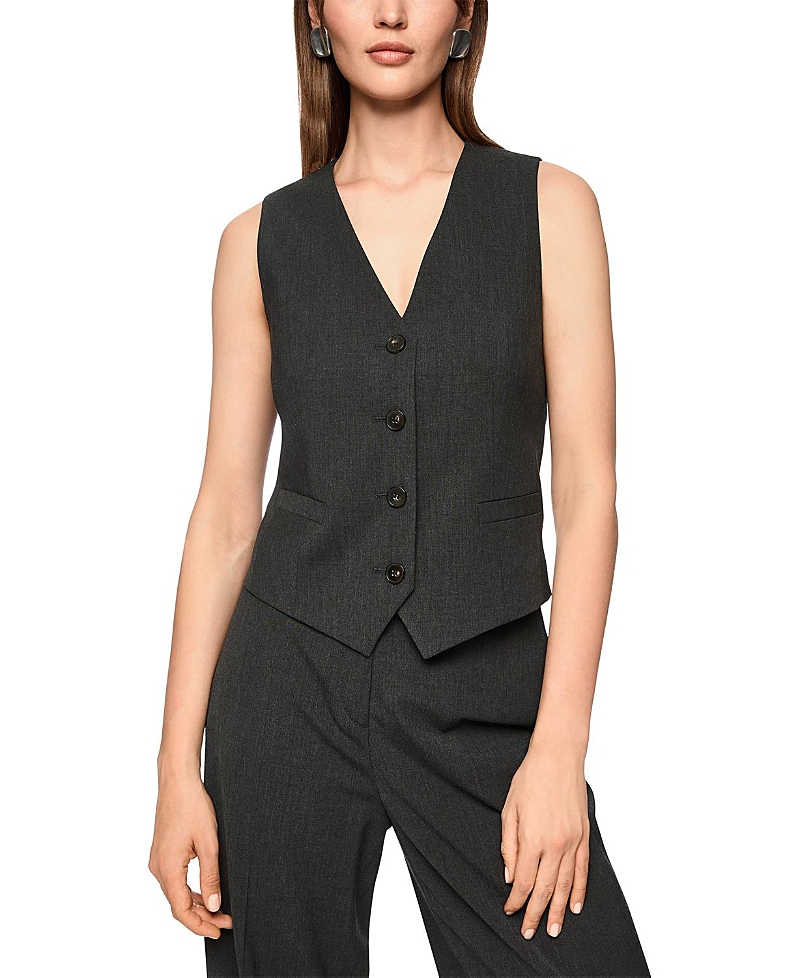 Marc Cain Fitted Waistcoat with Small Belt