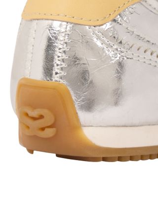 Women's Light Wave Metallic Leather Sneakers