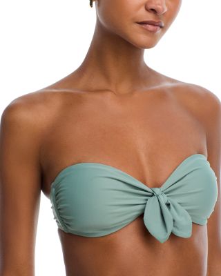 Libby Tie Front Bandeau Bikini Top & Diana Side Tie Bikini Bottom