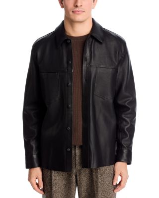 Gibson Leather Shirt Jacket