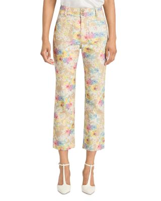 Dorothea Ikat Bouquet High Rise Ankle Jeans