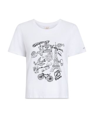 Rhinestone Shrunken Tee