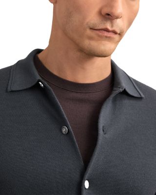 Forbes Merino Wool Button Cardigan