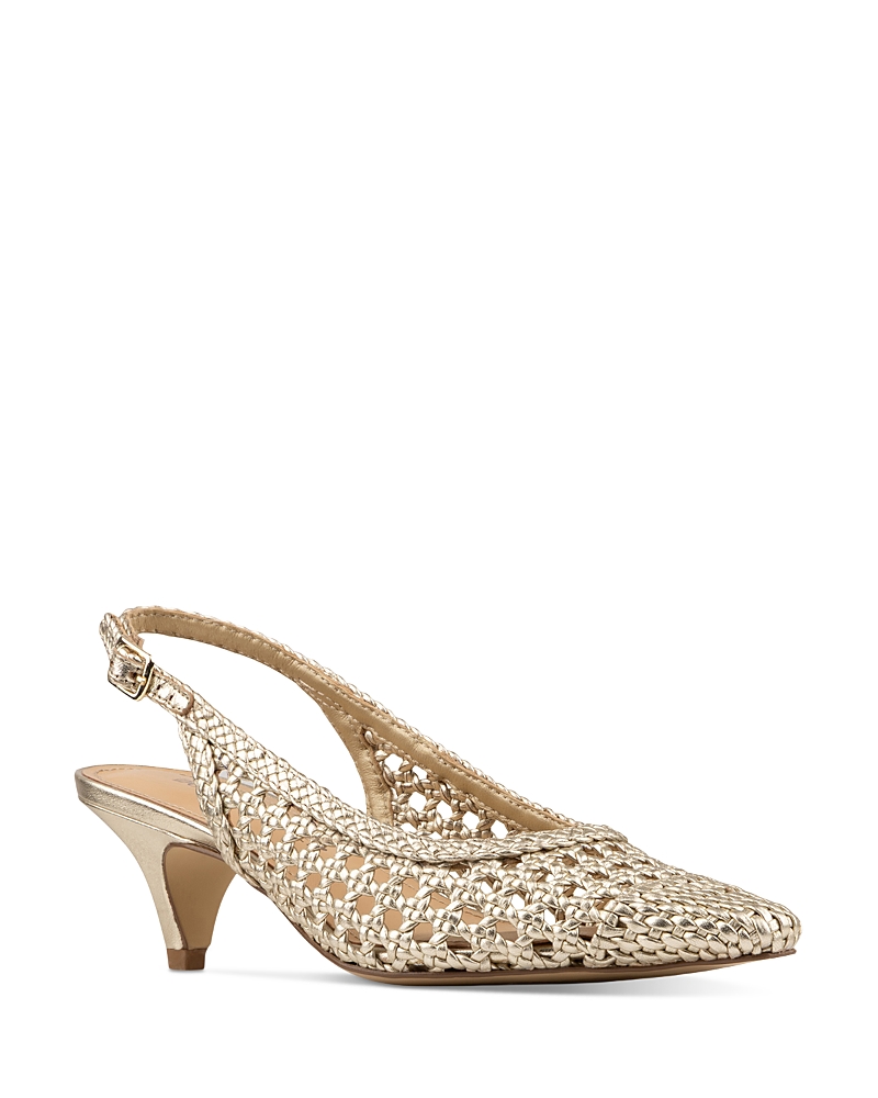 Donald Pliner Women's Risha Leather Slingback Pumps
