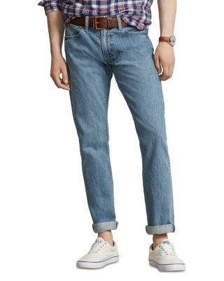 Varick Slim Straight Jeans in Blue Medium