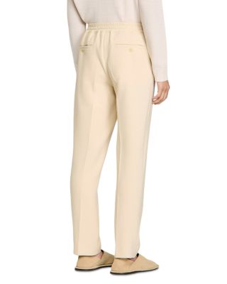 Straight Leg Drawstring Trousers