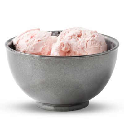 Pewter Stoneware Cereal/Ice Cream Bowl